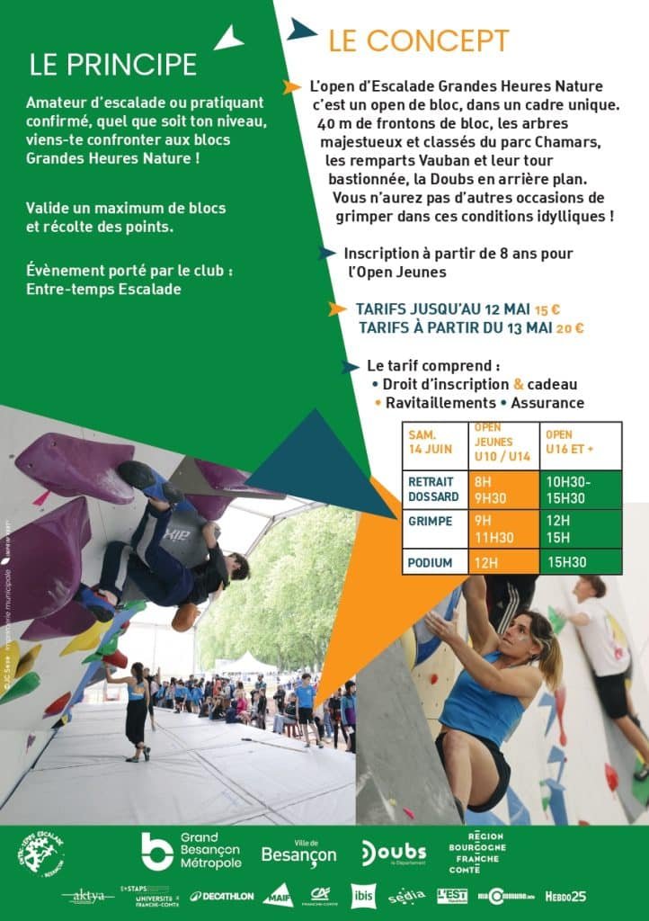 J-14 - Festival Outdoor Grandes Heures Nature 2025 4 flyers A5 GHN 2025 OPEN ESCALADE HD page 0002