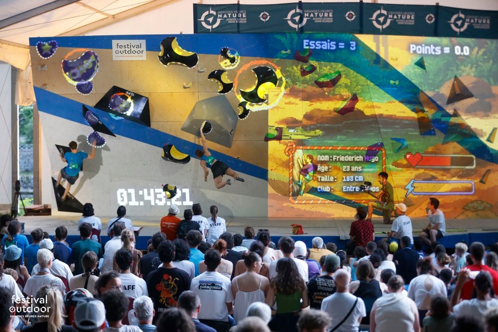 Retour photos du Festival Outdoor Grandes Heures Nature 2025 2 Escalade c Jean Charles Sexe 9