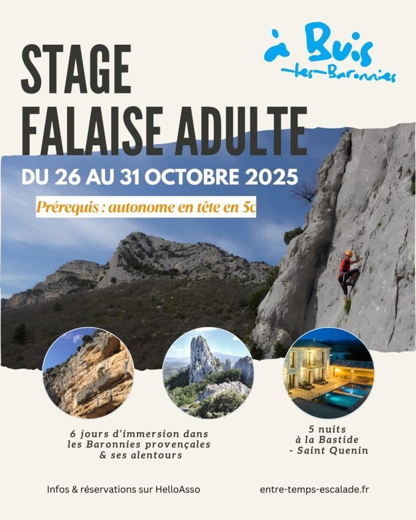 Stage Falaise Adulte - du 26 au 31 octobre 2025 1 RESEAUX instafb. Stage Falaise Adulte oct. 25 v1 3