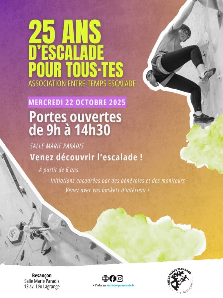 Mercredi 22 octobre - de 09h à 14h30 : Portes ouvertes ! 1 INSTA. affiche 25 ans