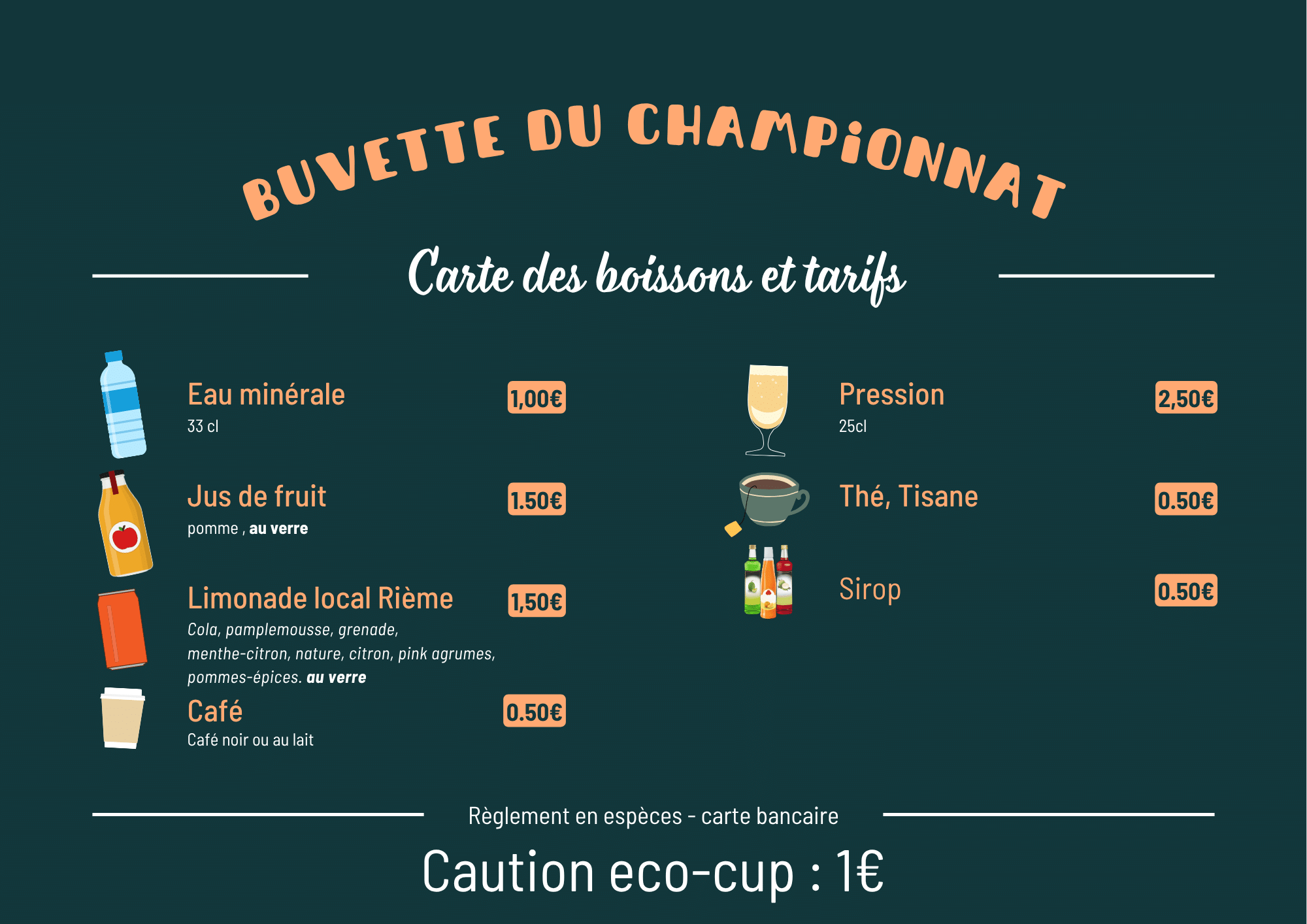Petite restauration championnat