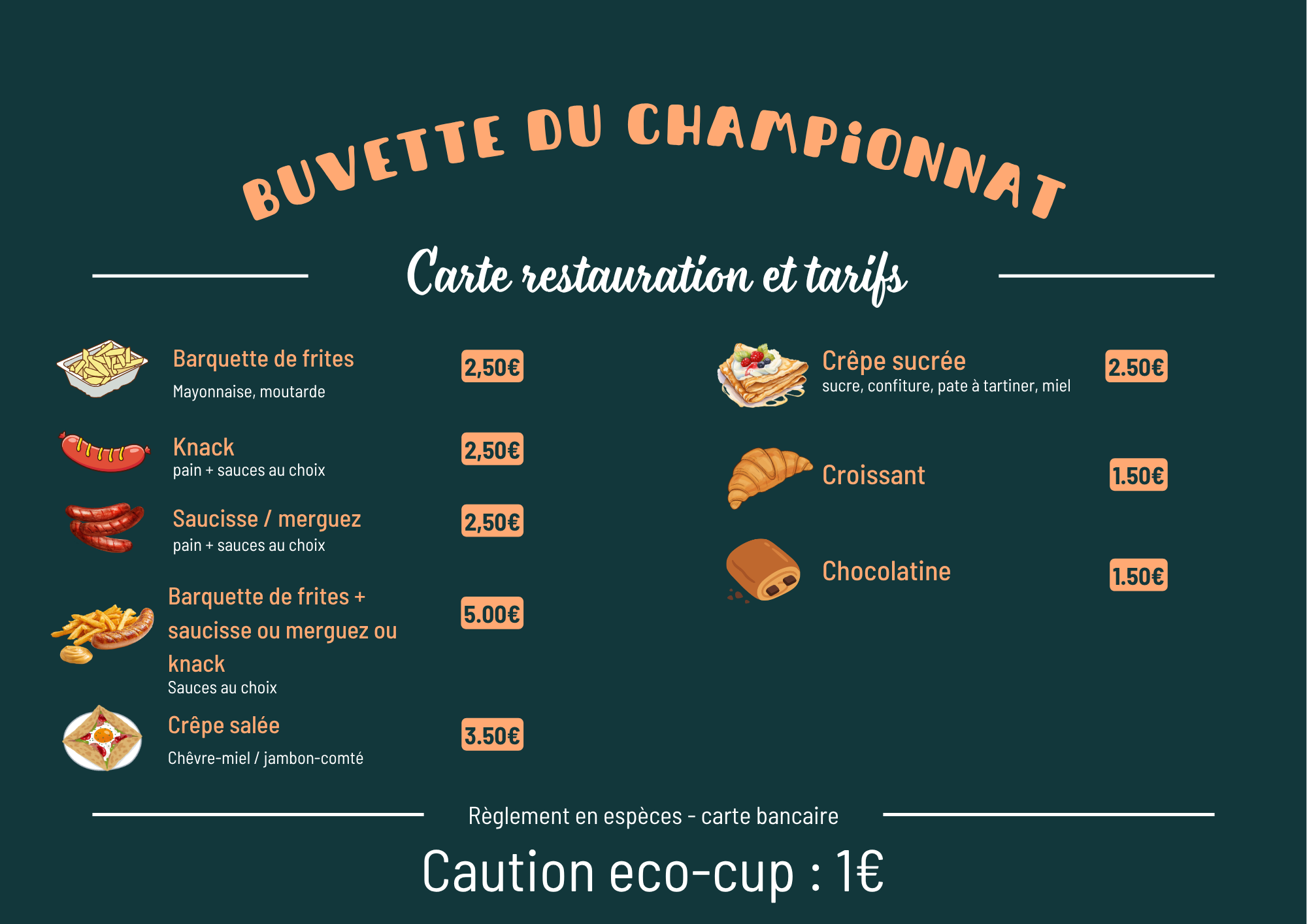 Buvette championnat