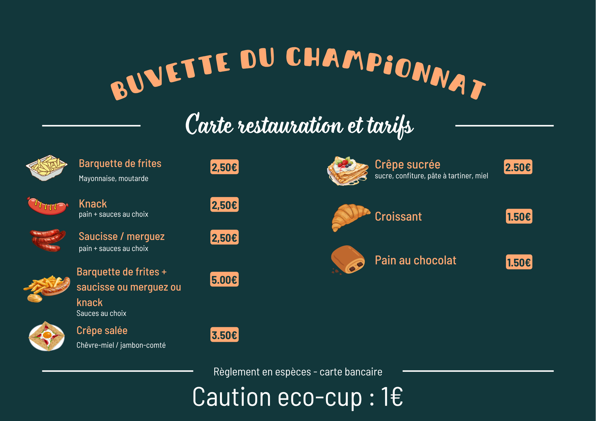 Buvette championnat