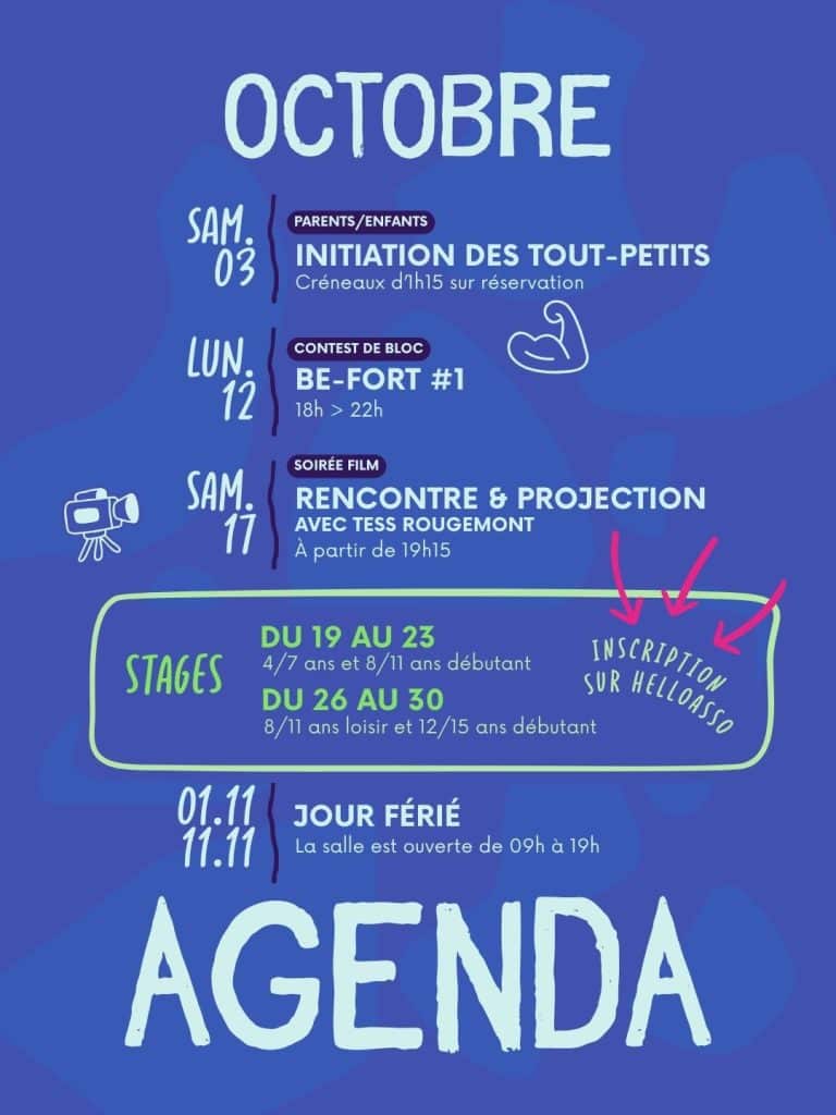 Accueil 3 INSTA. agenda septembre